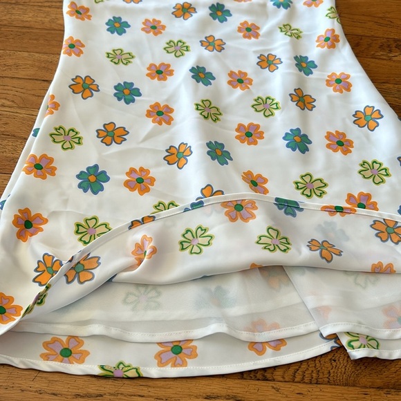 NWT Cotton On Santorini Floral Cowl Neck Mini Dress Size Small - Picture 4 of 11